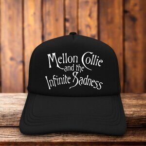 The Smashing Pumpkins Mens Trucker Hat Black Snapback Mellon Collie Ball Cap